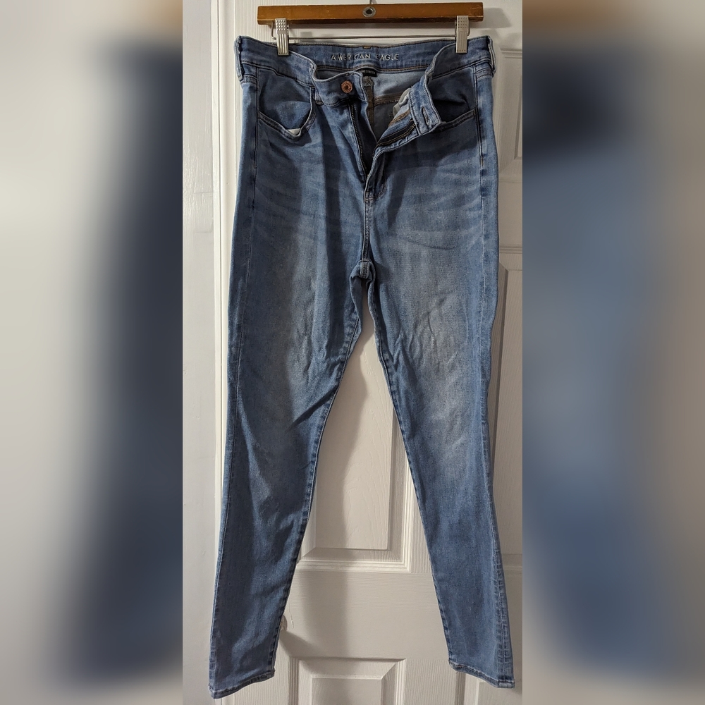 American eagle 14 Long Super Hi-Rise Stretch Jean